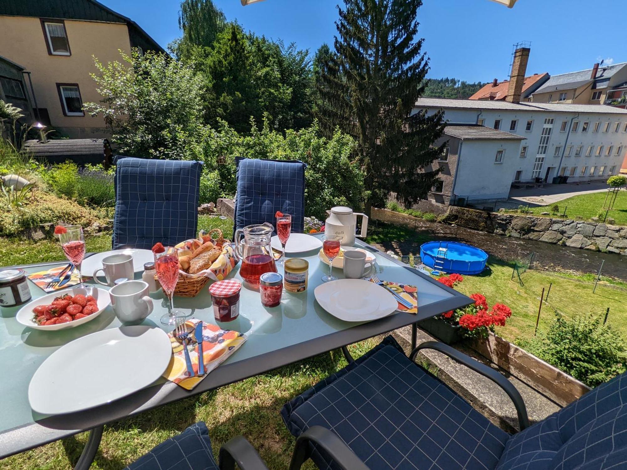Hw4B - Urlaubsmagie - Zentral Mit Gemeinschaftsgarten, -Pool, -Sauna & Whirlpool Sebnitz Kültér fotó
